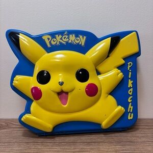 1999 Nintendo Pokemon Blue Rose Art Pikachu Case